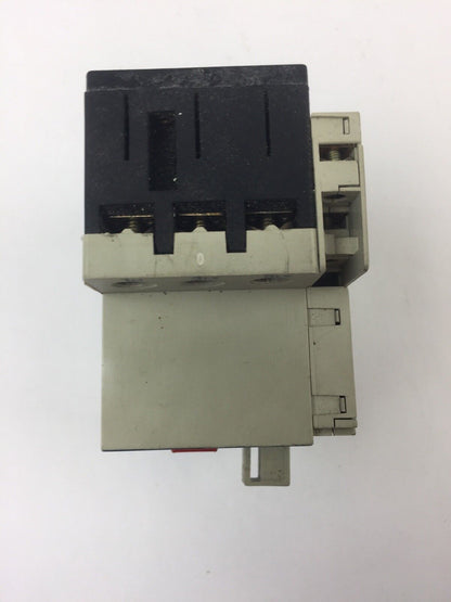 TELEMECANIQUE GV1-M10 MOTOR CIRCUIT BREAKER WITH GV1-A01 AUXILIARY CONTACT