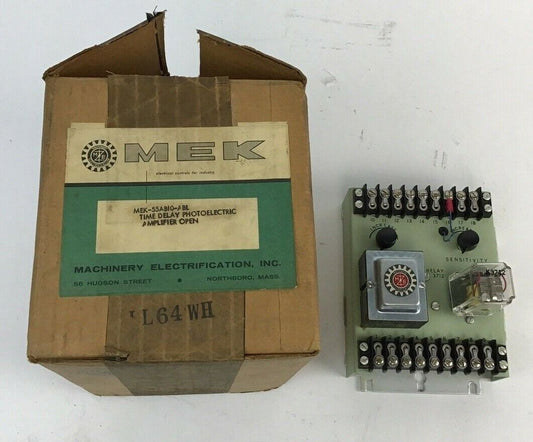 MEK / MACHINERY ELECTRIFICATION MEK-55AB10-ABL TIMEDELAY PHOTOELECTRIC AMPLIFIER