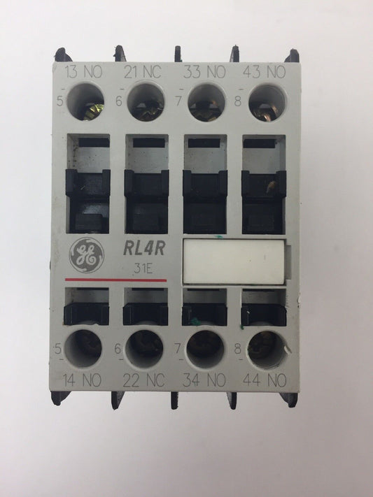 GE RL4RD031T CONTROL RELAY LB1DD COIL 24VDC