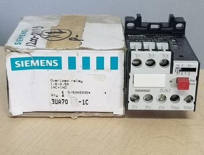 SIEMENS 3UA7011-C OVERLOAD RELAY