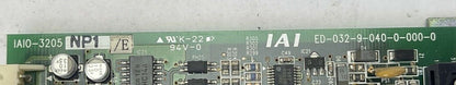 IAI IAIO-3205 NP1/E ED-032-9-040-0-000-0 CIRCUIT BOARD