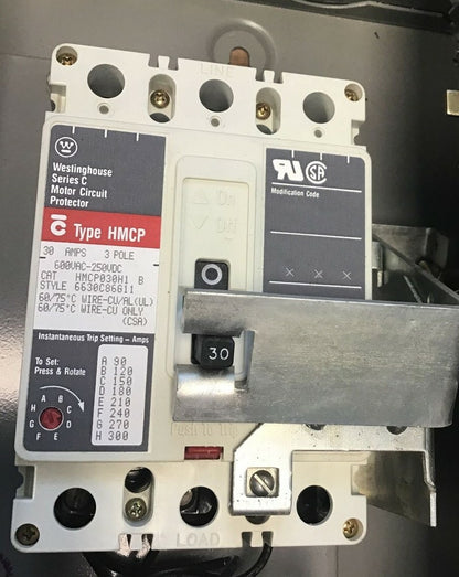 TELEMECANIQUE A31C481D-MOD5 COMBO MOTOR STARTER DISCONN.10HP 3PH 480V