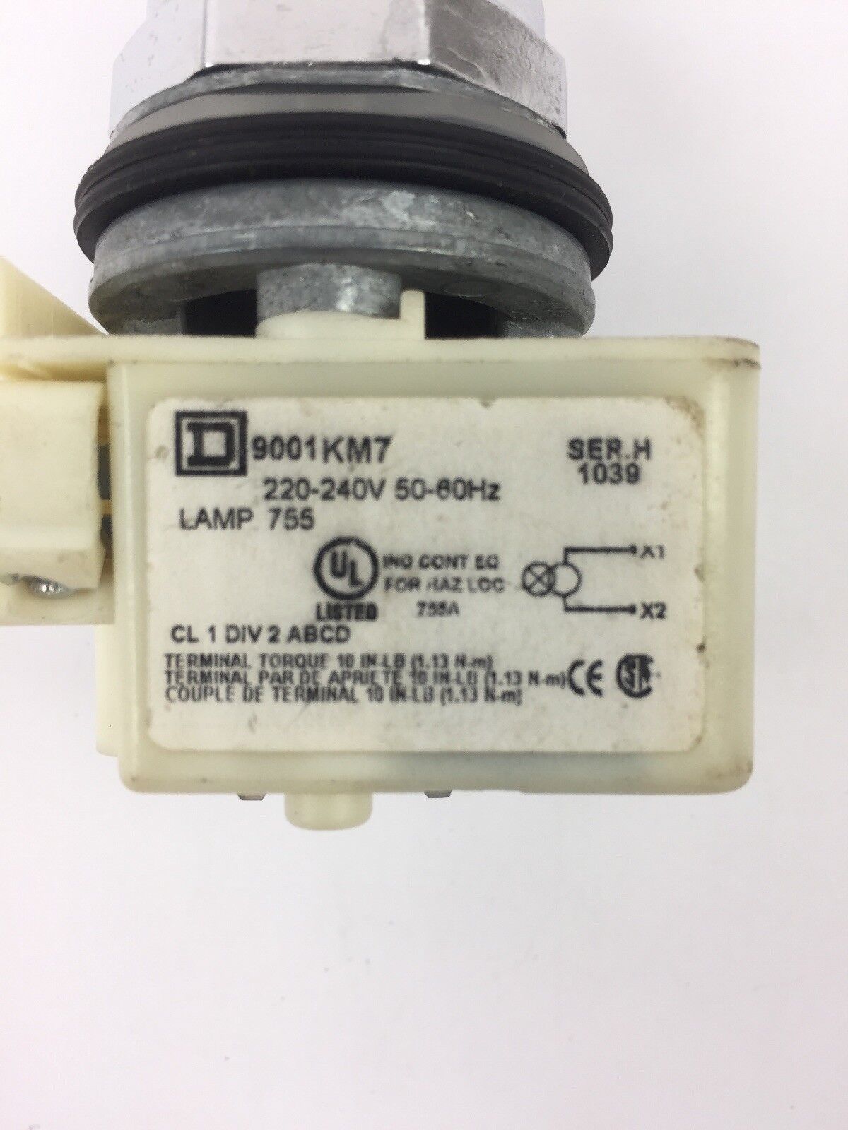 SQUARE D 9001KM7 LIGHT MODULE 220-240V 50-60HZ