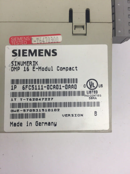 SIEMENS 6FC5111-0CA01-0AA0 E-MODUL COMPACT