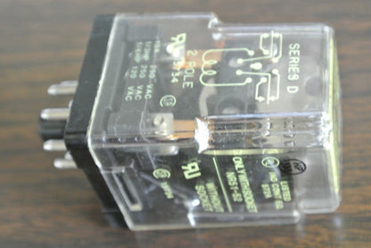 SQUARE D 8501 KPD-12 GENERAL PURPOSE RELAY - DPDT, 10A, 24VDC COIL - NEW SURPLUS