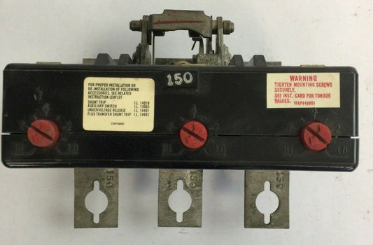 WESTINGHOUSE 5680D04G23 TRIP UNIT 150A 3POLE MAG TRIP ADJ 750-1500A