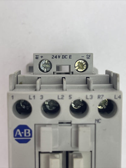 ALLEN BRADLEY 100-C23E*300 CONTACTOR SER C 600VAC 30A 15HP COIL 24VDC