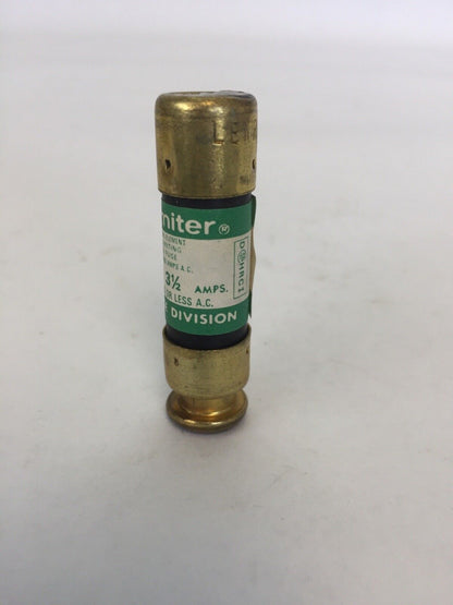 ECONOMY LENR 3-1/2 ECON-LIMITER CLASS RK5 FUSE 250VAC 3-1/2AMP (BOX OF 10)