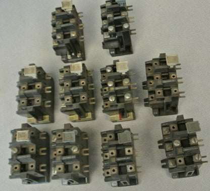 LOT of 10 / A-B 42185-800-01 OVERLOAD RELAY 120-600VAC, MAKE 7200VA, BREAK 720VA