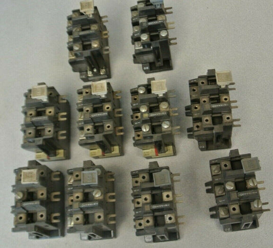 LOT of 10 / A-B 42185-800-01 OVERLOAD RELAY 120-600VAC, MAKE 7200VA, BREAK 720VA