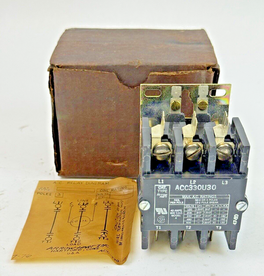 ARROW HART - ACC330U30 - DEFINITE PURPOSE CONTACTOR CONTROLLER - 40 A/ 600VAC
