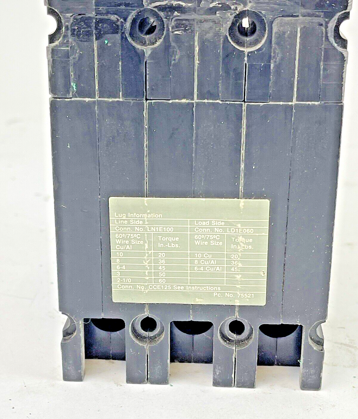 ITE - SIEMENS - CED63B050 - CIRCUIT BREAKER - 50 A, 600 VAC, 3 POLE, TYPE CED6