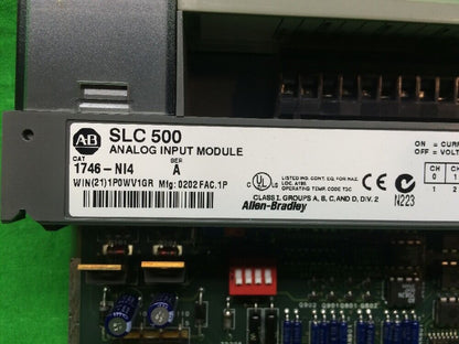 ALLEN BRADLEY 1746-NI4 INPUT MODULE 4 POINT ANALOG SER. A