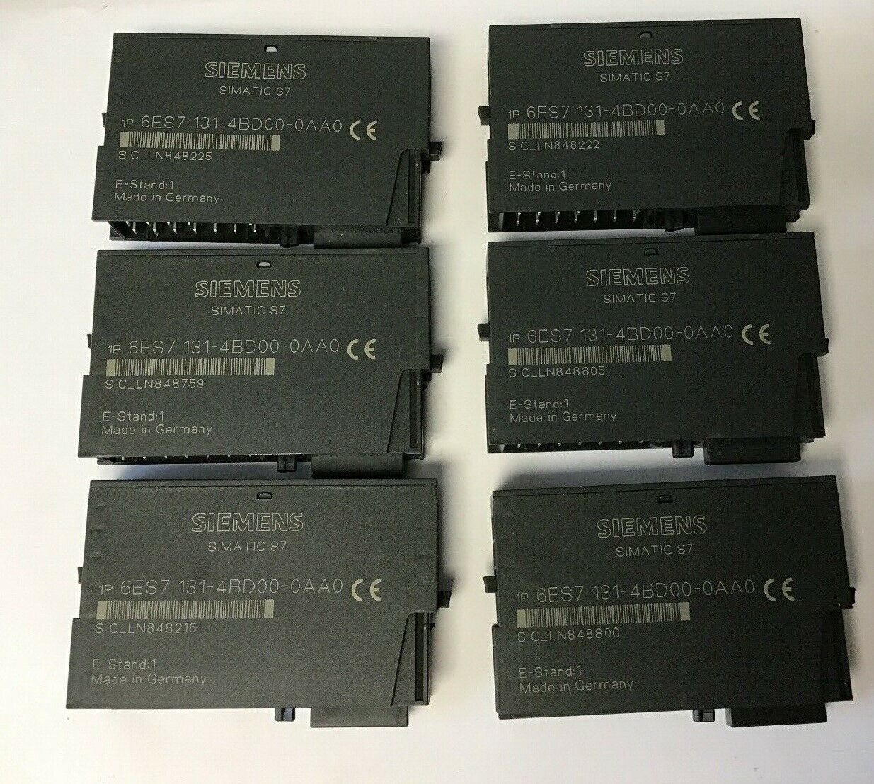 SIEMENS 6ES7 131-4BD00-0AA0 SIMATIC S7 DIGITAL INPUT MODULE***LOTOF6***