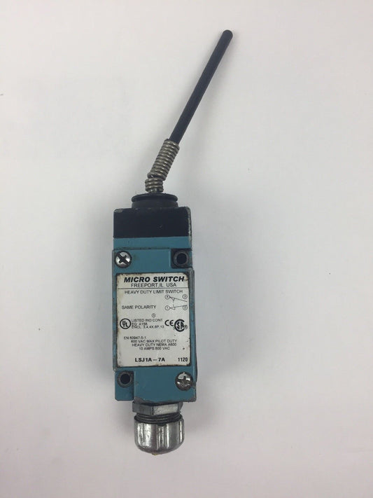 MICRO SWITCH LSJ1A-7A HEAVY DUTY LIMIT SWITCH 600VAC 10AMPS