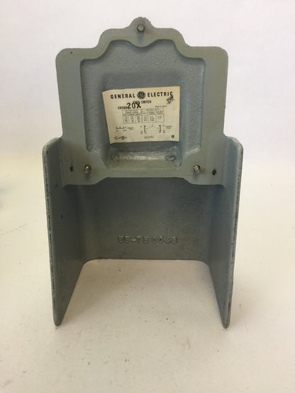GE CR150A20X FOOT SWITCH 600V AC/DC