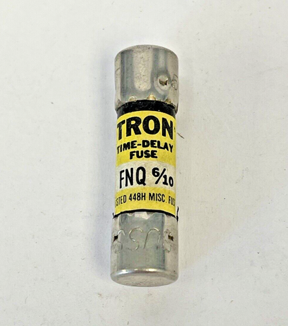 BUSSMANN - *BOX OF 10* - FNQ 6/10 - TRON TIME-DELAY FUSES, 500 VAC