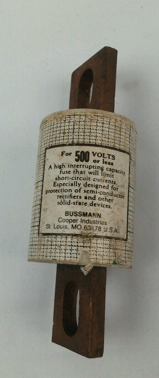 Bussmann KBH-300 Tron Rectifier Fuse KBH300 500 VOLTS (LOT OF 4)