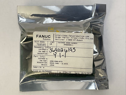 FANUC A20B-3300-0773/06A SERVO CARD 12 AXIS CIRCUIT BORAD