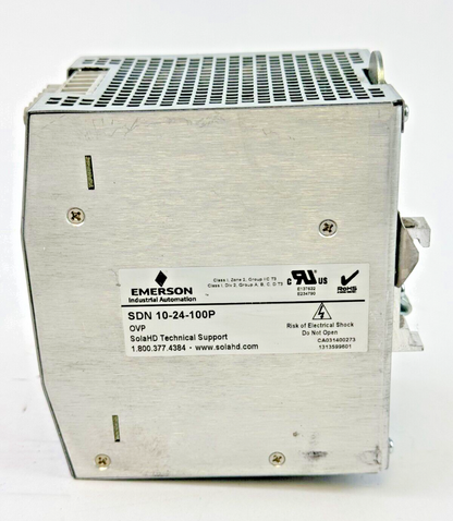 EMERSON SOLA - SDN 10-24-100P - POWER SUPPLY-  115/230 VAC 50/60HZ 5.0/2.0 A