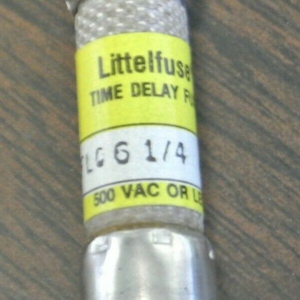 BOX of 10 / LITTELFUSE FLQ-6-1/4 TIME-DELAY FUSE / 6-1/4A / 500V / NEW SURPLUS