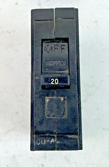 GE *LOT OF 3* - TQL1120 - CIRCUIT BREAKERS - 1 POLE, 20 A, 240 VAC, TYPE TQL