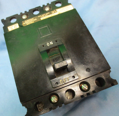 SQUARE D FAP-32060 CIRCUIT BREAKER 240VAC, 60A, 3-POLE, 250VDC