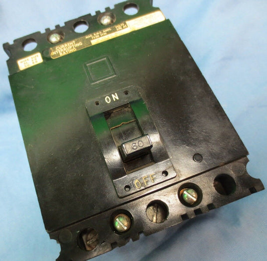 SQUARE D FAP-32060 CIRCUIT BREAKER 240VAC, 60A, 3-POLE, 250VDC