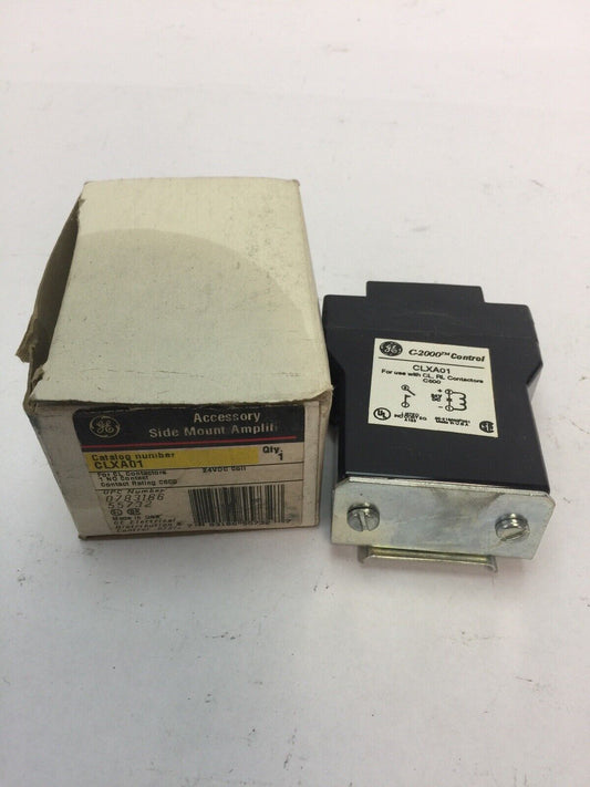 GE CLXA01 SIDE MOUNT AMPLIFIER 24VDC FOR USE WITH CL, RL CONTACTORS C600
