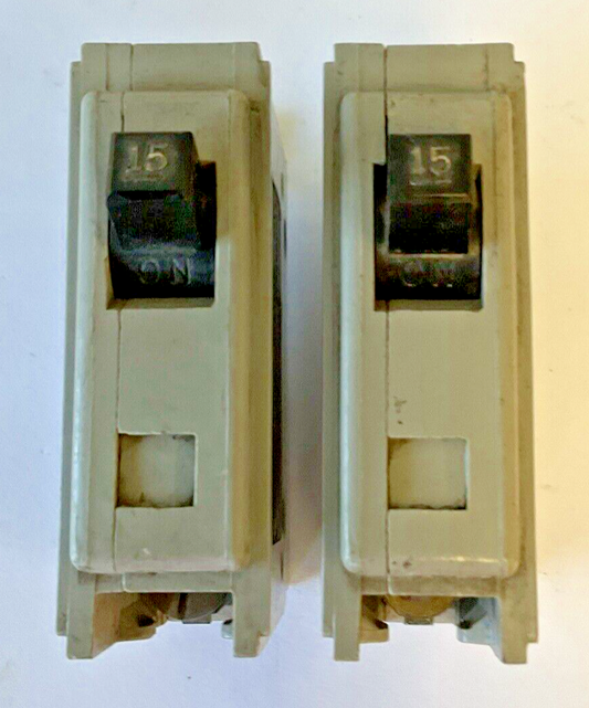 WESTINGHOUSE HBA 1015 CIRCUIT BREAKER 1POLE 15A 120/240VAC HBA1015***LOTOF2***