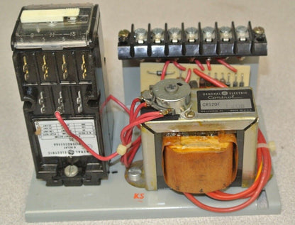 GENERAL ELECTRIC CR120F120B TRANSISTORIZED SENSITIVE RELAY 0-75 OHM NEW SURPLUS