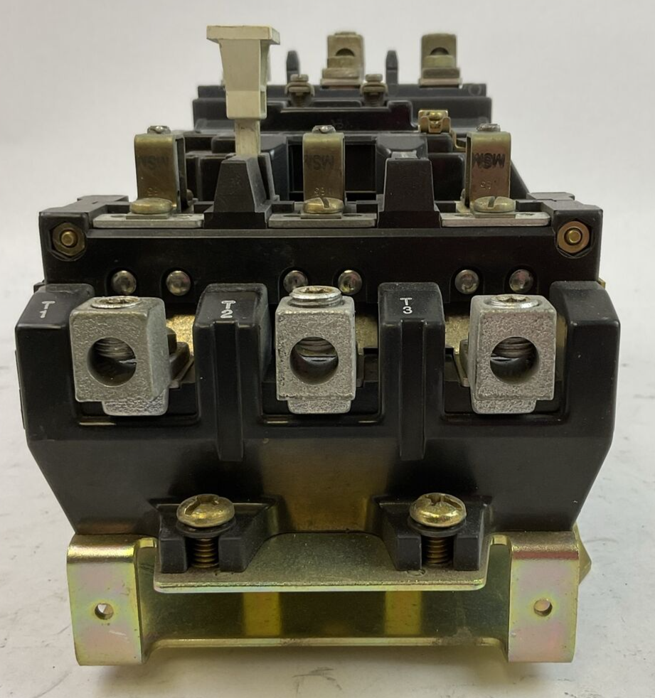 ALLEN BRADLEY 509-DOD SIZE 3 STARTER 600VAC 90A 50HP COIL 115-120V W/W65 HEATERS