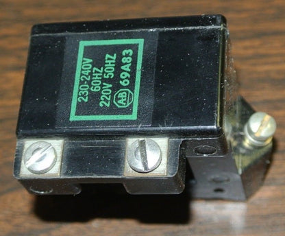 ALLEN-BRADLEY 69A83 COIL SIZE 00 220/50Hz, 230-240V/60Hz  NEW SURPLUS  LOT of 6