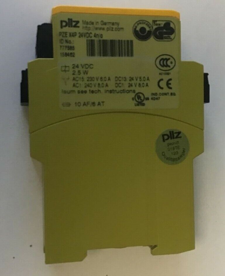 PILZ PZE X4P 24VDC 4N/O 2,5W SAFETY RELAY ***LOTOF2***