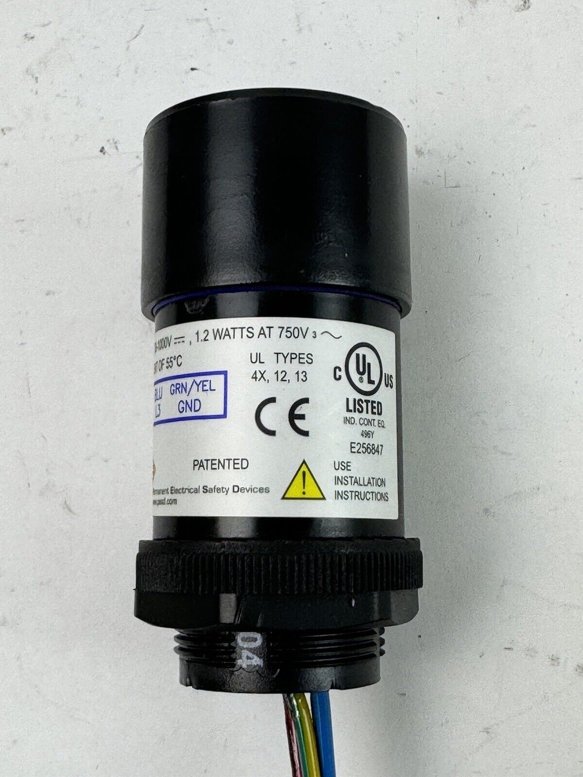 SAFESIDE - R-3W - VOLTAGE INDICATOR - 40-600V, 50/60Hz, 1.2 W - E256847