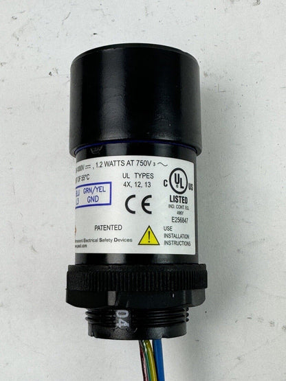 SAFESIDE - R-3W - VOLTAGE INDICATOR - 40-600V, 50/60Hz, 1.2 W - E256847