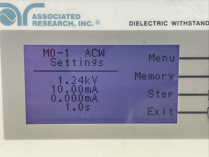 ASSOCIATED RESEARCH HYPOT III 3765 VER 2 DIELECTRIC WITHSTAND TESTER 115/230VAC