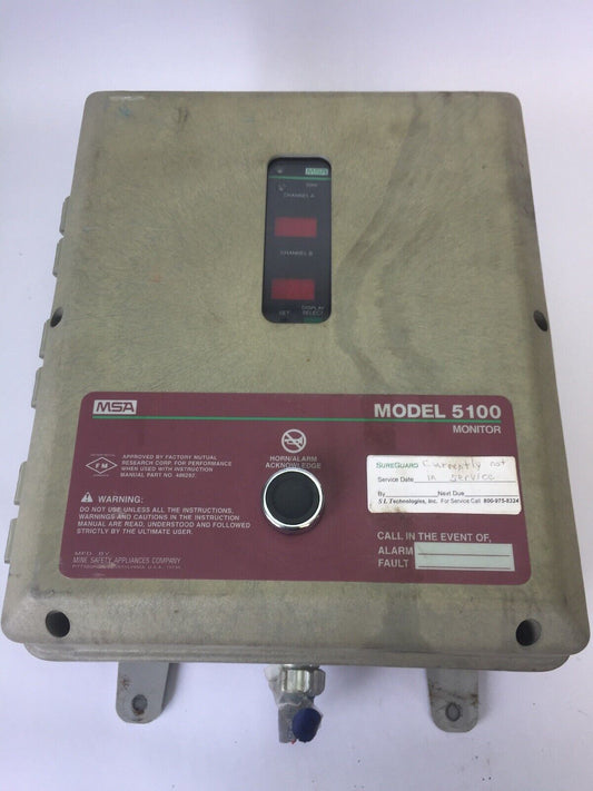 MSA MODEL 5100 MONITOR 110VAC 0.3A