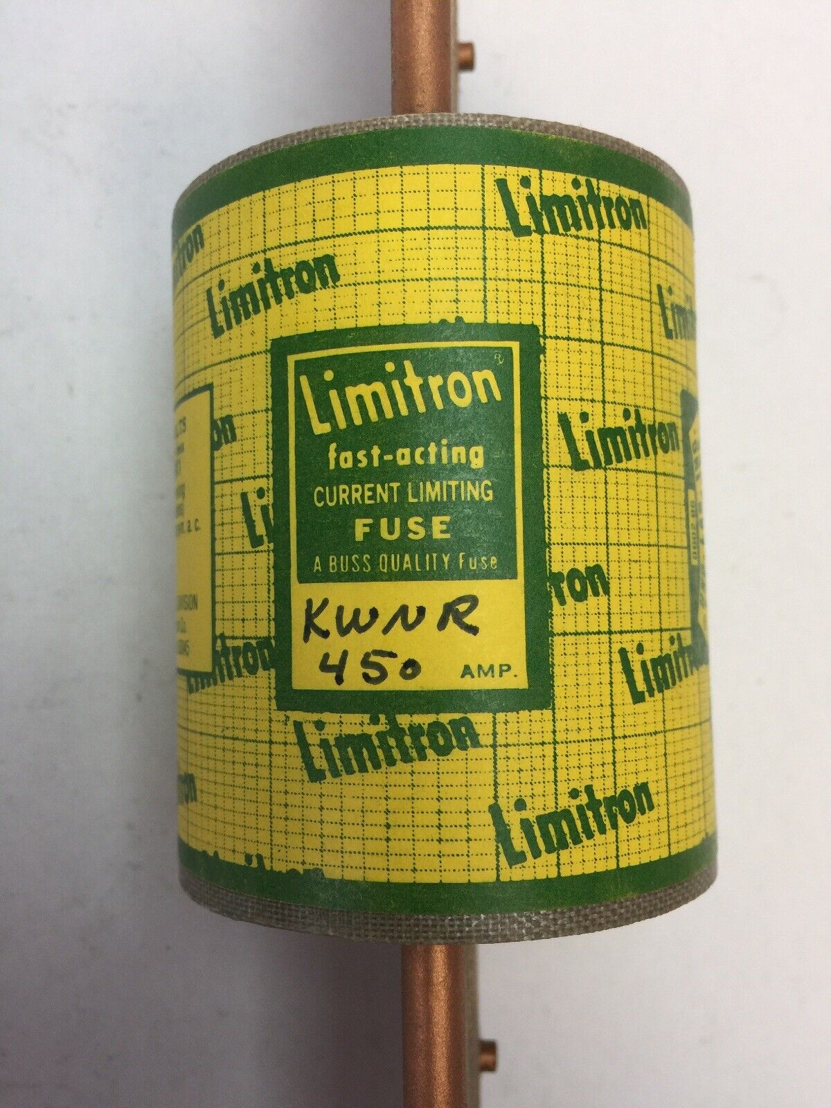 LIMITRON KWNR 450 FAST ACTING CURRENT LIMITING FUSE 450 AMP 250 VOLTS