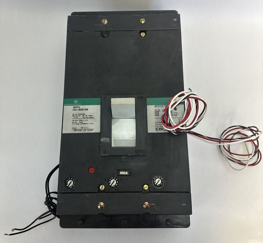 GE TKM836F000 CIRCUIT BREAKER 800AMP 3POLE 600VAC 250VDC