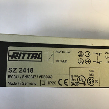 RITTAL SZ 2418 SAFETY DOOR INTERLOCK 24VDC 400V 4KV