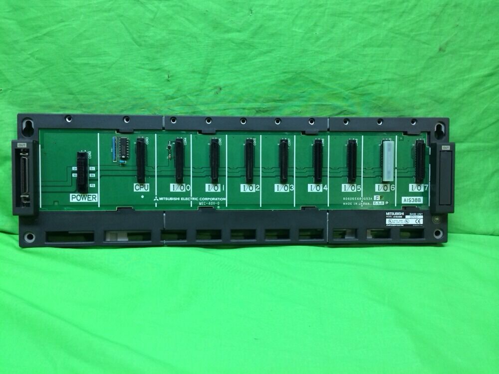 MITSUBISHI A1S38B BASE UNIT 8 SLOT RACK