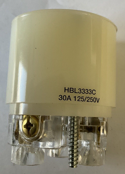 HUBBELL HBL3333C PLUG RECEPTACLE  30A 125/250V