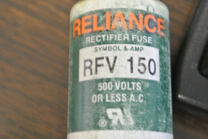 BOX of 5 / RELIANCE / BRUSH RFV150 RECTIFIER FUSE / 150A / 500V / NEW SURPLUS