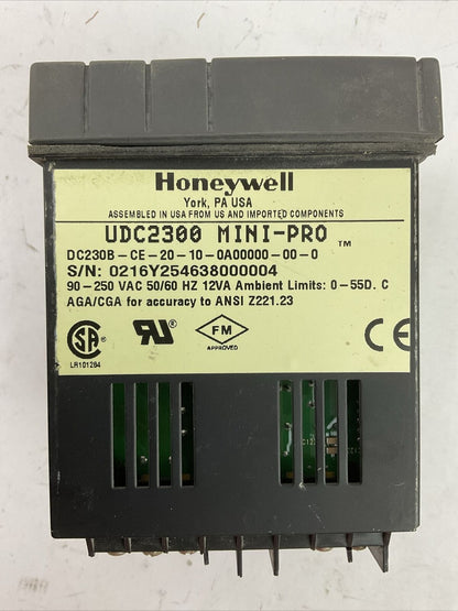 HONEYWELL DC230B-CE-20-10-0A00000-00-0 TEMPERATURE / PROCESS CONTTROL 90-250VAC