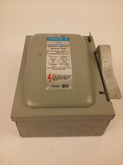 GOULD I-T-E, JU321, 30A, 240VAC/250VDC, 7.5 MAX H.P., 3PH, NEW GOOD CONDITION