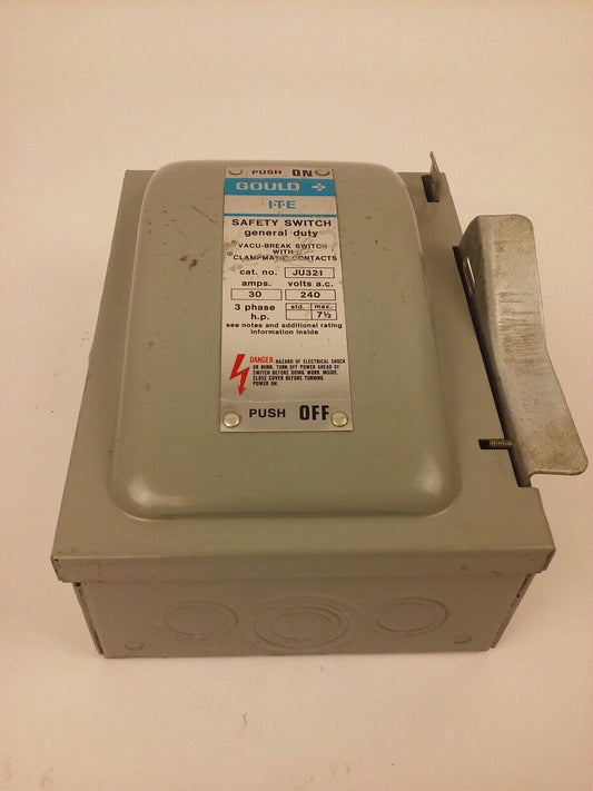 GOULD I-T-E, JU321, 30A, 240VAC/250VDC, 7.5 MAX H.P., 3PH, NEW GOOD CONDITION