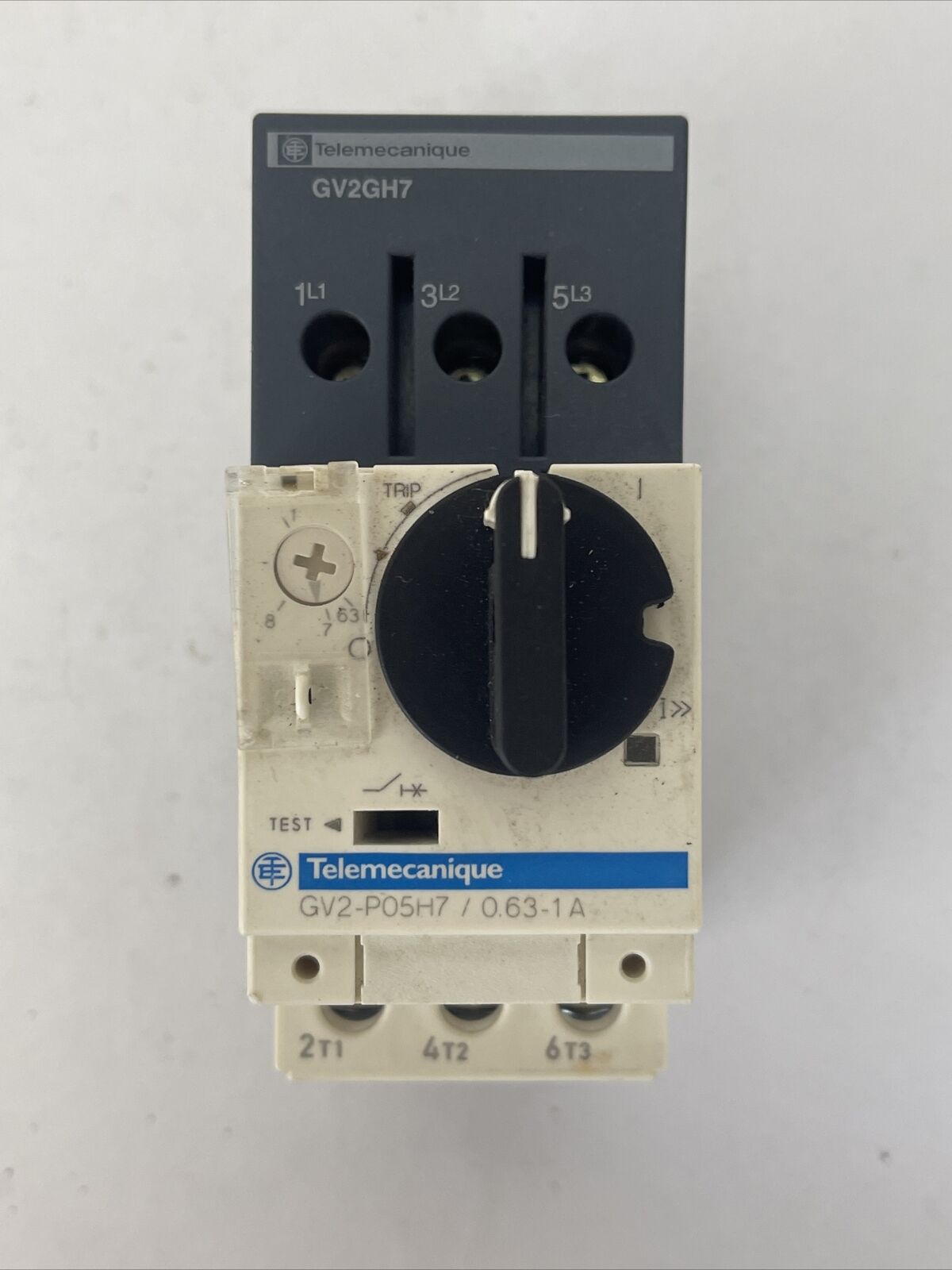 TELEMECANIQUE GV2-P05H7/0.63-1A MANUAL MOTOR STARTER TRIP 0.63-1A