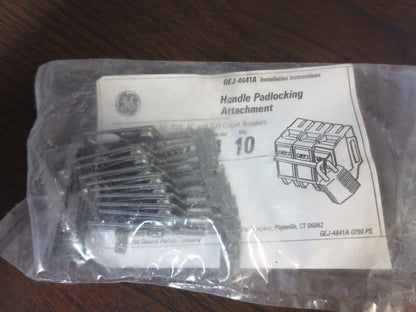 GE THP100 MODEL 4 - HANDLE PADLOCKING ATTACHMENT for TQL-AC, TQAL-AC, TQB 10pcs