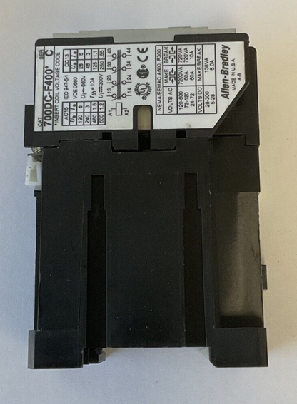 ALLEN BRADLEY 700DC-F400* CONTROL RELAY  SER.C 40E 10A 660V